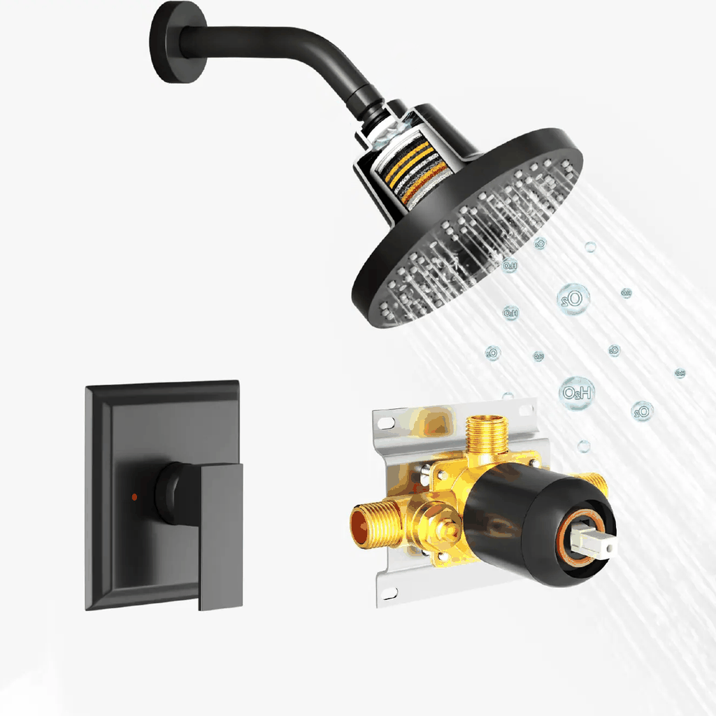 TJDA016-7 Inch Filter Shower Kit （Round）