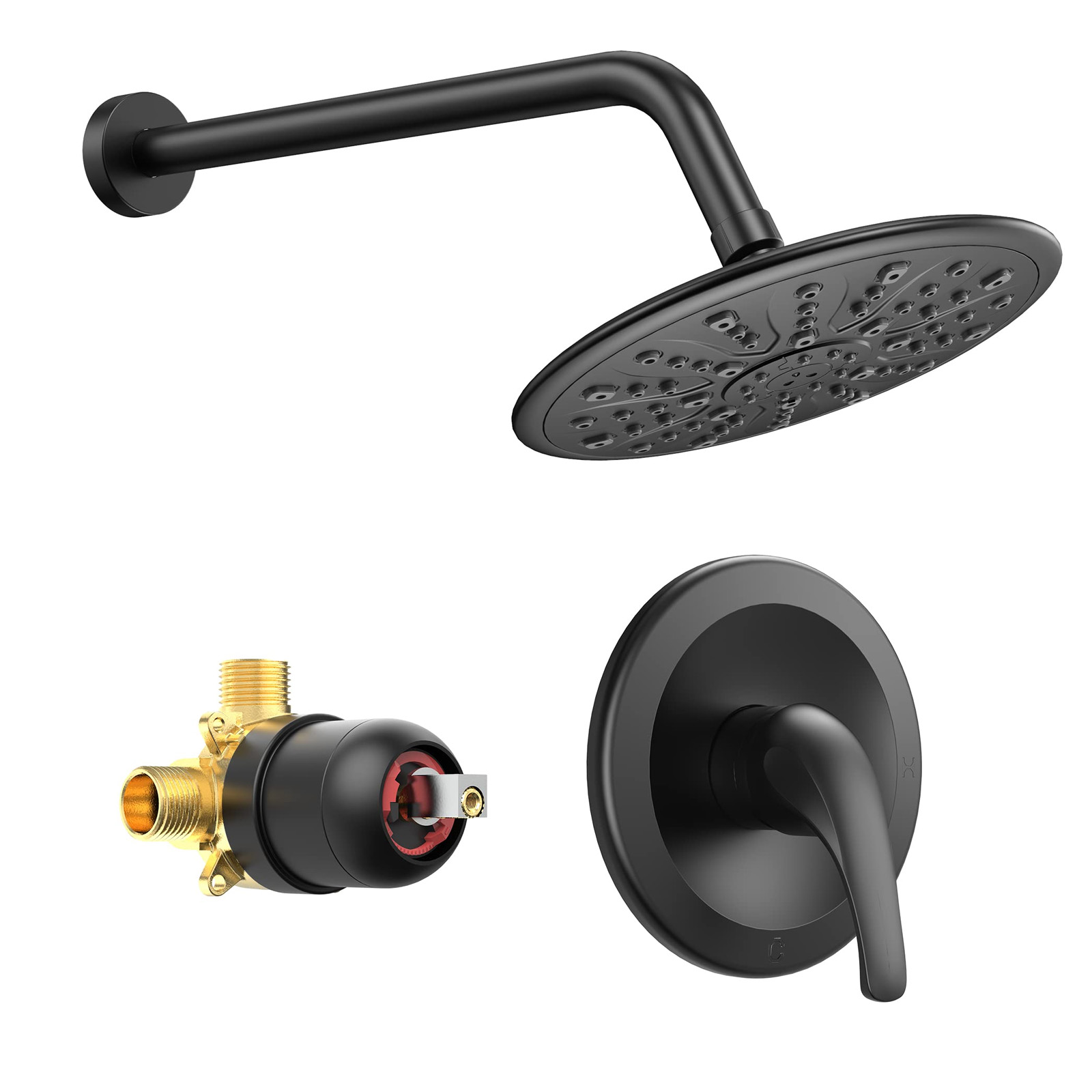 TJDA002-9 Inch Shower Kit （Round）